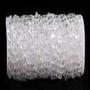 33FT Garland Diamond Acrylic Crystal Bead Curtain Wedding DIY Party Decor Newly