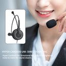 BH69 USB Call Center Headphone PC 3.5mm Business Headsets with Mic (Grey) Newly