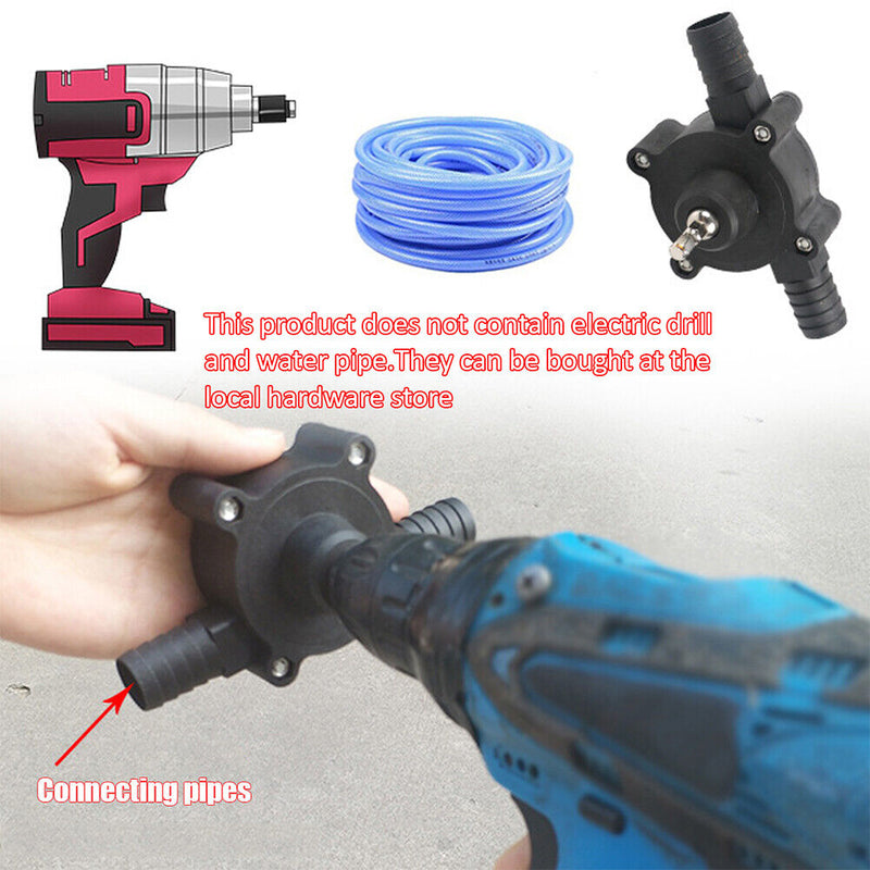 Electric Drill Water Pump Self-priming Liquid Transfer Pumps for Garden Out