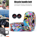 #A Bolany Bicycle Handlebar Tape Belt with Plugs Waterproof Bike Curved Handle W