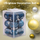 12pcs Christmas Decorative Ball Set Tree Pendant Balls Ornaments (Blue) Newly