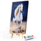 White Horse Oil Paint By Numbers Kits DIY Handpainted on Canvas Wall Art