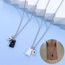 for Women Girl Link Pendant Choker Charm Bear Pendant Necklace Clavicle Chain