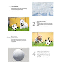 Funny Interactive Puppy Palying Ball Toys Rubber Dogs Chewing Training Ball