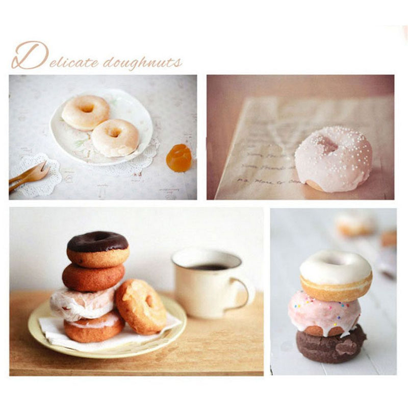 Dessert Chocolate Silicone Donut Mould Round Shaped Baking Pan Doughnut Molds