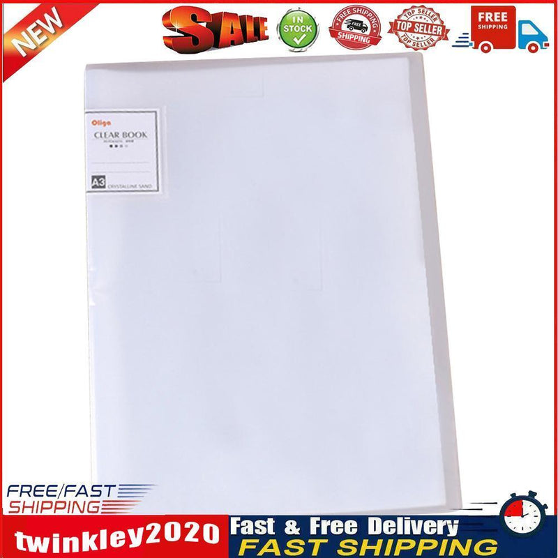 A3 30 Pages Diamond Painting Waterproof Photo Album Book Covers (White) Newly