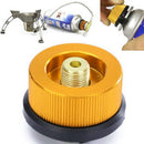 Camping Gas Stove Propane Tank Coupler Refill Adapter Burner LPG Flat Cylinder