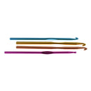 14pcs Aluminum Crochet Hooks Sewing Needles Sweater Weaving Tools Kit Set