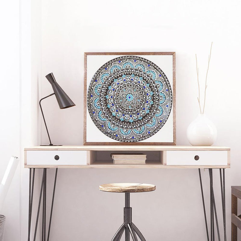 5D DIY Special Shaped Diamond Painting Mandala Cross Stitch Kits (R8362) Newly