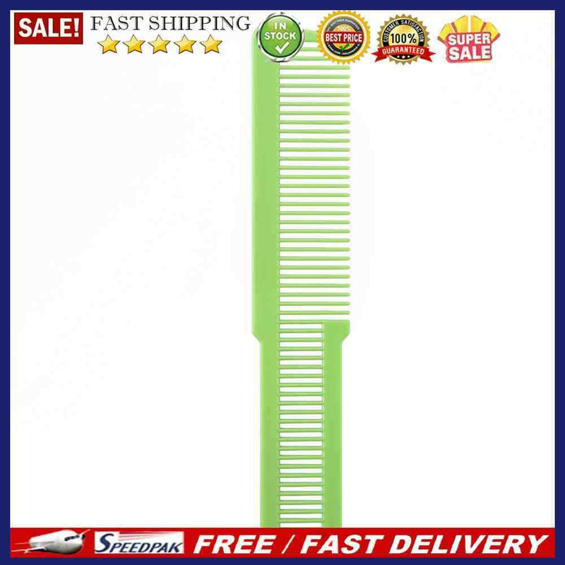 Hairdressing Carbon Anti-static Comb Wide Tooth Hair Clipper Comb (Green)