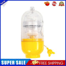 Manual Egg Shaker Egg Scrambler Puller White Yolk Mixer Blender (Yellow)