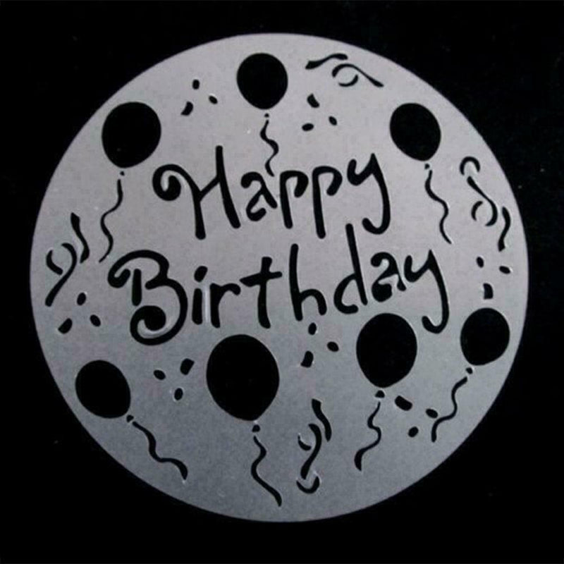 4 pcs/set DIY plastic stencil set cake decoration tools K0D5 V8Q3 F4S5