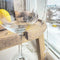 Camping Wine Picnic Table Folding Snack Table with Wine Bottle and Glass Hold