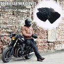 1 Pair Leather Winter Motorcycle Gloves Touch Screen Waterproof Men Gloves