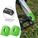 2pcs/set Bicycle Crankset Crank Wheel Protective Sleeve Protector (Green)