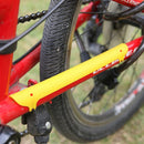 Plastic Bicycle Chain Protection Bike Frame Protector Chainstay Pad(Yellow)