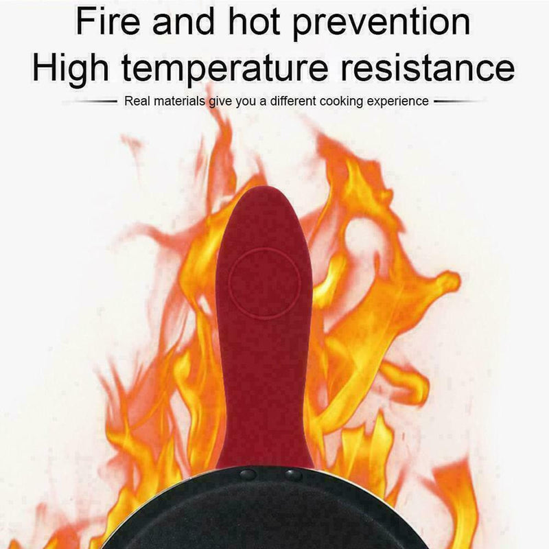 Pot Holder Cast Iron Hot Skillet Silicone Handle Cover Potholder Pan Z3V4 B8U6