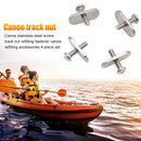 4 Set Kayak Rail Track Screw Stainless Steel M5/M6 Rails Bolts Replacement Parts