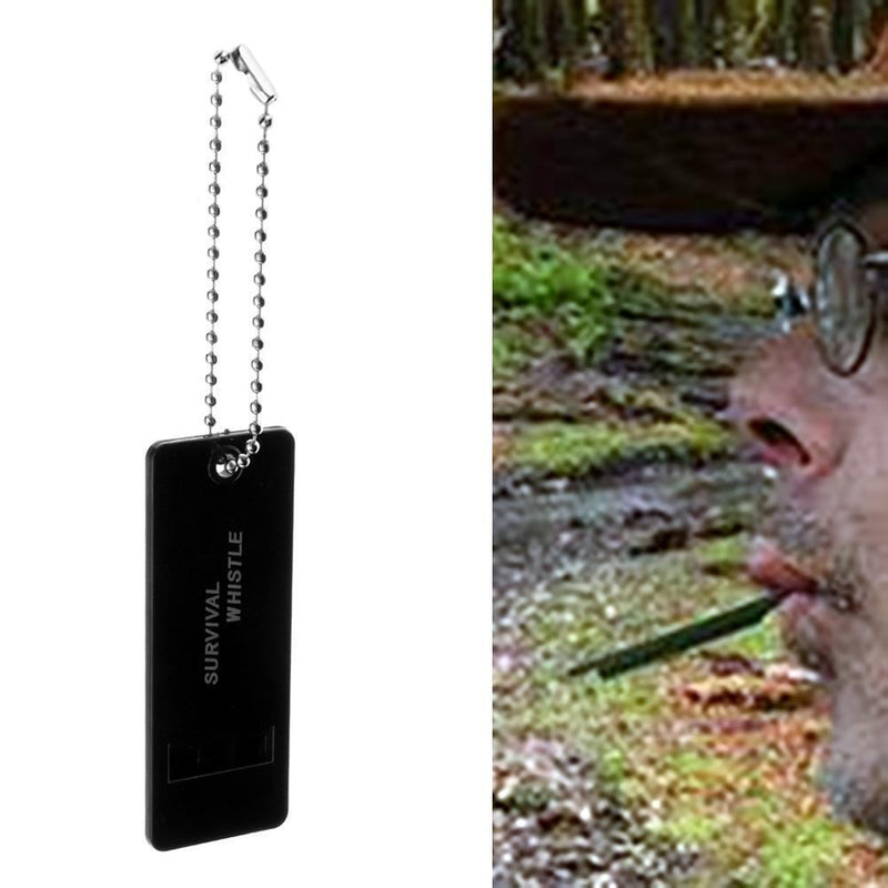 60pcs 3-Frequency Sound Outdoor Survival Whistles Emergency Rescue Kit