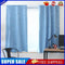 4pcs 100 X 130 cm Stars Blackout Curtain Living Room(Blue)
