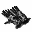 Black Women Sun Protection Driving Gloves Gloves Lace Gloves Bride Mittens