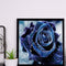 5D Full Drill Diamond Painting DIY Purple Rose Rhinestone Picture Decor Poster