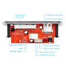 2 X 25W Stereo USB TF FM Radio Module Color Screen Decoding Board Module for Car