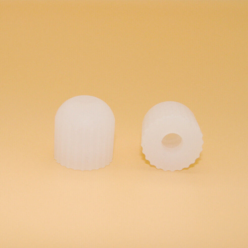 6x Silicone Toothpaste Cap Self-Closing Toothpaste Saver Squeezer Dispenser