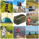 Outdoor Camping Lunch Box Aluminum Thermal Picnic Bento Bags (Army Green) Newly