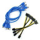 PCIe 1 to 4 PCI 16X Slots Riser Card PCI-E 1X to External PCI-E Adapter DIY D9C7