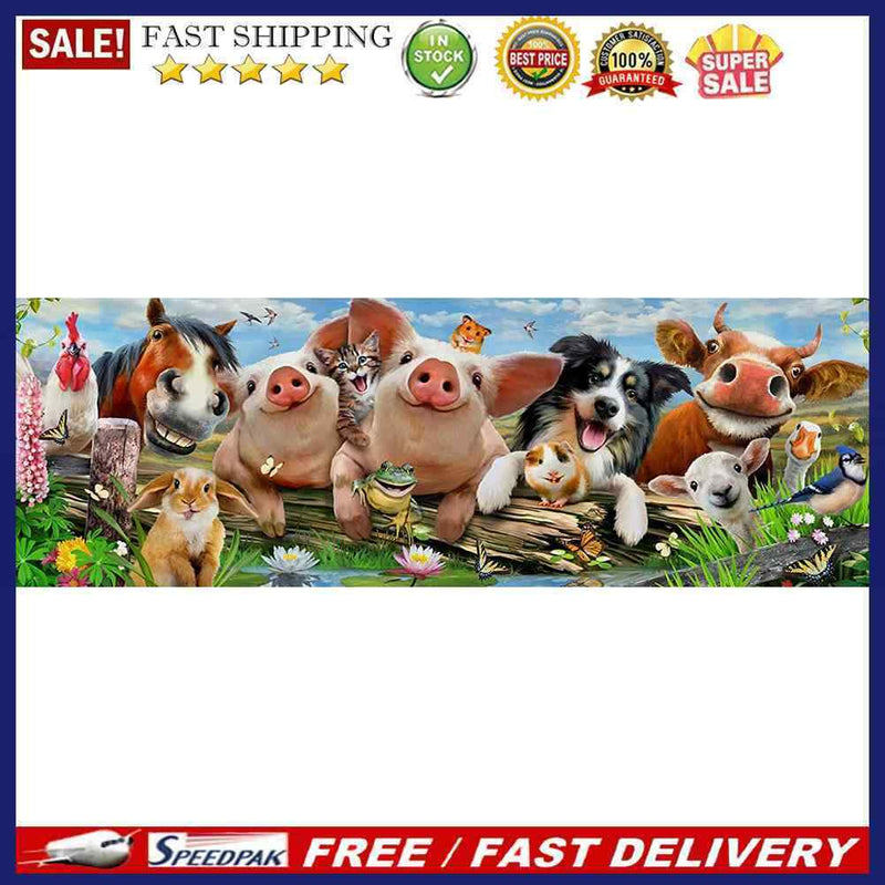 Cross Stitch Kits 11CT Stamped DIY Animal Full Embroider Embroidery Craft