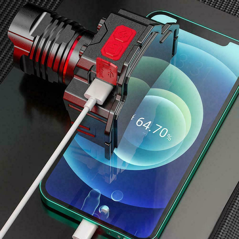 USB Portable Headlamp LED Work Bright For Camping Cycling Hiking Night Y1A E6B4