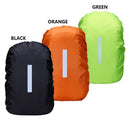 Waterproof Backpack Rain Cover Antislip Cross Buckle Strap (Black S)