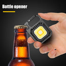 COB LED Mini Keychains Flashlight 500lm Waterproof Pocket Work Lamp (B) Newly
