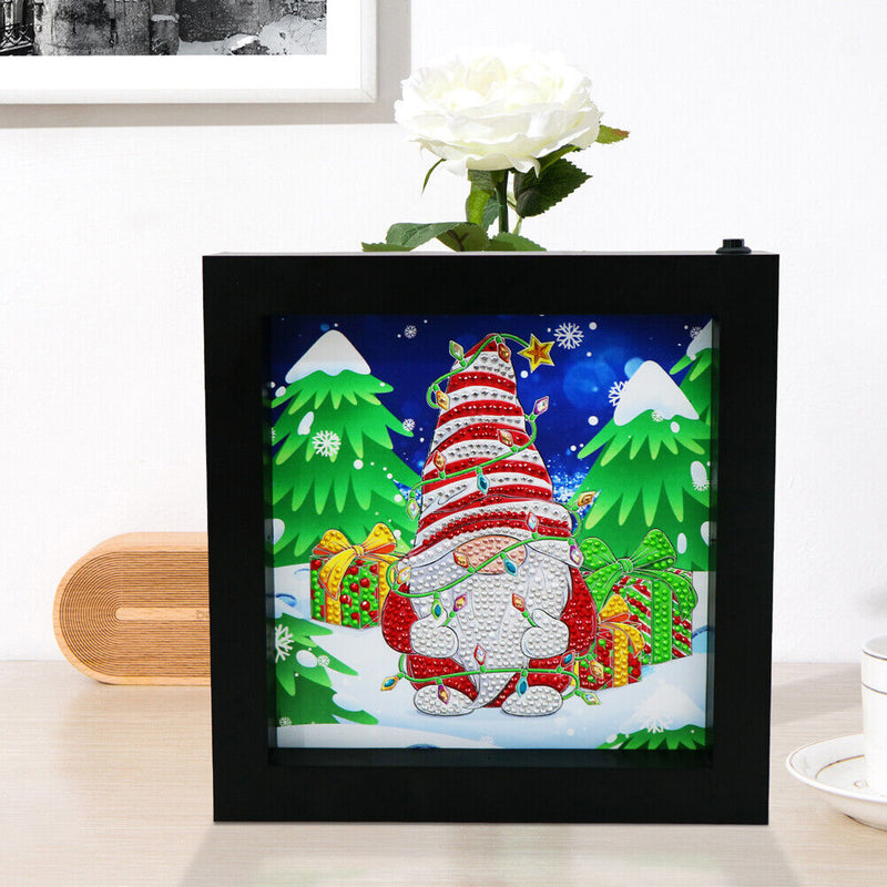 LED Light DIY Diamond Painting Partial Crystal Special Shaped Drill Mosaic Ar