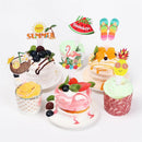 Aloha Party Summer Beach Hawaii Cupcake Topper Cake Decoration Hello Summer