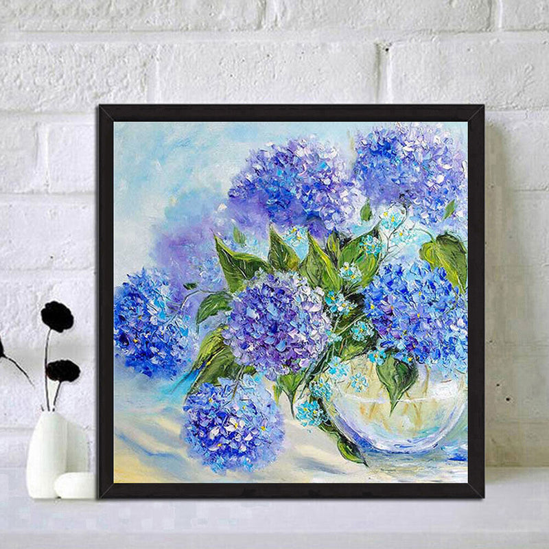 Flower Oil Paint By Numbers Kit DIY Acrylic Painting on Canvas Wall Art Pictu