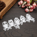 Cute Owl Punching Molds Stencil Scrapbooking Album Photo Paper Models Card