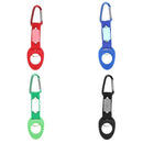 Sports Outdoor Rubber Kettle Buckle Carabiner Water Bottle Holder (Red)