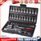 46pcs Socket Wrench Set Ratchet Spanner Multi-functional Car Repair Tool