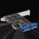 U3N014S PW4 Desktop Front PCIe Transfer USB3.0 19PIN Interface Adapter Card
