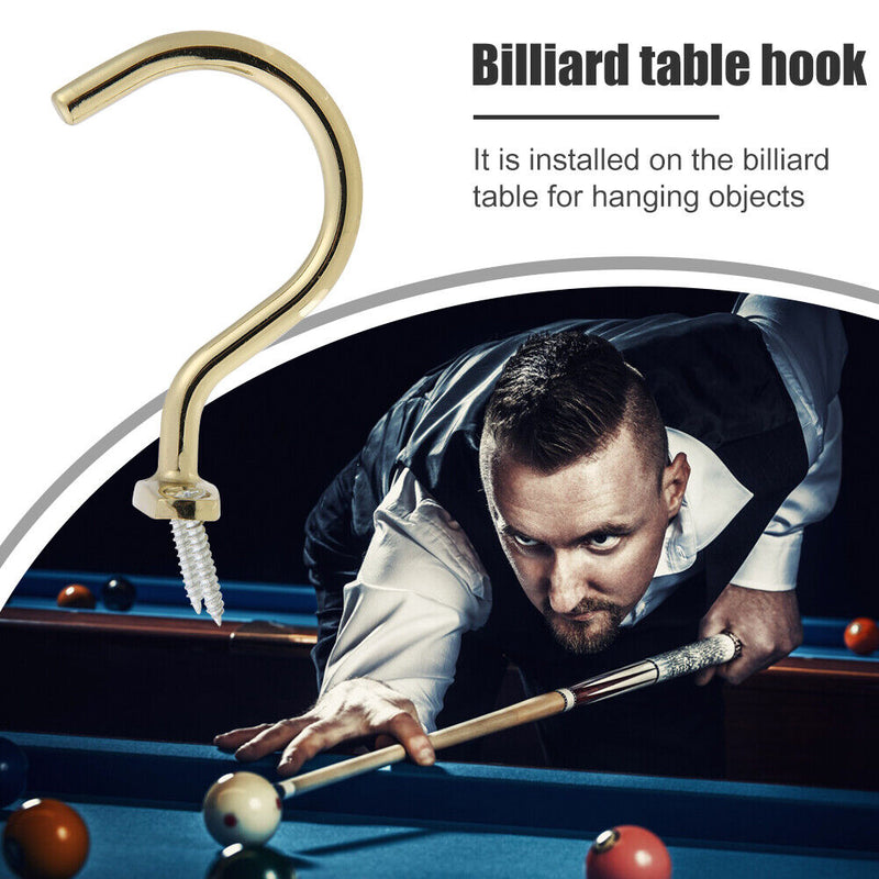 Iron Billiards Pool Table Tripod Hook Cue Racks Holder for Snooker Accessor