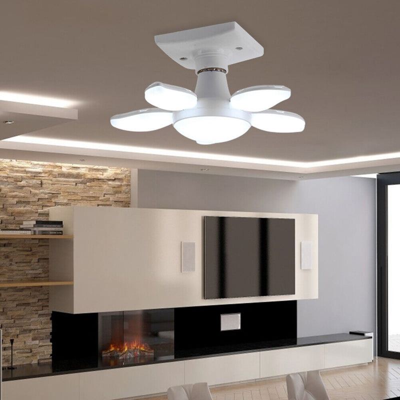 E27 Lamp Head Deformable Folding Adjustable Ceiling Lamp Work Lights (C) Newly