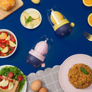 Manual Golden Egg Puller Yolk Mixer Kitchen Egg Stirring Shaker (Yellow)