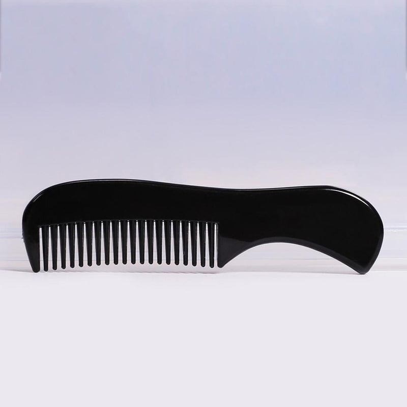 Double Side Portable Beard Comb Men Anti Static Hair Styling Tools (Black