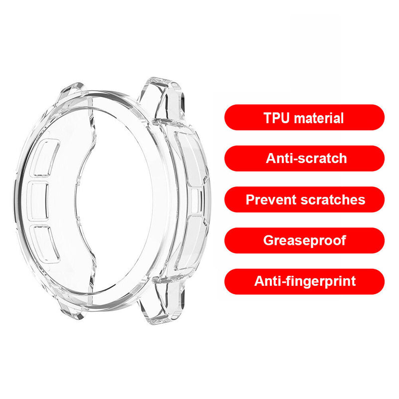 Watch Replacement Frame Half-full Coverage Hollow Protective Shell (White) Newly