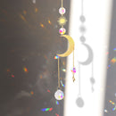 Crystal  Star Moon Sun Hanging Metal Pendant Home Decor (39)