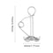 Durable Outdoor Camping Tent Stakes Hook Board Peg Octopus Deck Peg Rope Buckle