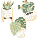 Bag Clothes Custom Potted Plant Badge Crazy Plant Lady Enamel Pins Lapel Pin
