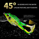 Bionic Frog Crankbait Lure 9.5cm 24g Silicone Soft Bait Outdoor Fishing Tackle